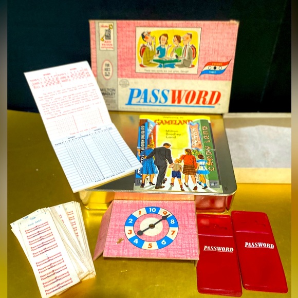 MILTON BRADLEY VINTAGE 1963 PASSWORD VOLUME 3 GAME #4260 FUN COLLECTABLE GAME - Picture 2 of 13